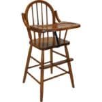 243 906H Bow Spindle High Chair 1