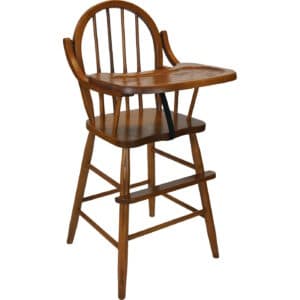 243 906H Bow Spindle High Chair 1