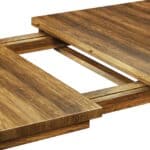 348 PLT844 Barnwood Leg Table Detail