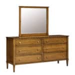 8626 Toulon Triple Dresser with 00835 Toulon Landscape Mirror